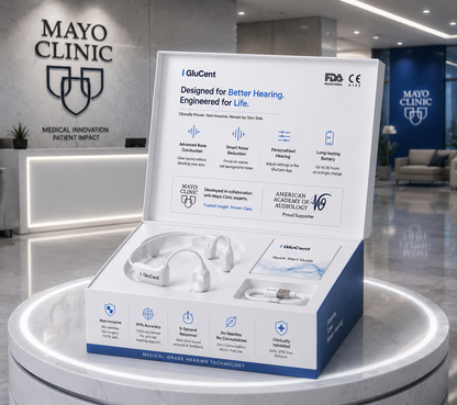 🔥 Final 2 Hours : Only Limited Stock Left🏆GluCent®  Bone Conduction Smart Hearing Headphones （Mayo Clinic Recommended）