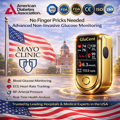 🔥Final 3 Hours: 70% OFF🏆Develops Newly Launched Non-Invasive Smart Blood Sugar Tracking Device✅TGA Approved
